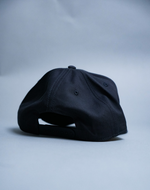 Load image into Gallery viewer, Brains &amp; Brawn Curved Brim Snapback (Navy &amp; Champagne)
